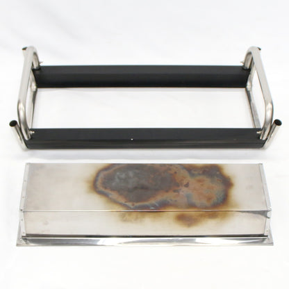 [中古(B)] LOGOS (ロゴス) eco-logosave モダンスリムグリル L・コンプリート バーベキューグリル 【トング2本・スキュア8pcs付きのセット】　logos-modanslimgrill-l  [良い]