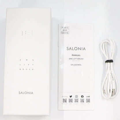 SALONIA サロニア EMSリフトブラシ 電気ブラシ 美顔器　sal22206sl   ジャンク品 [難あり(D)]
