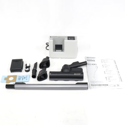 [中古(C)] シャープ RACTIVE Air コードレススティッククリーナー掃除機 EC-KR1 ブラック ec-kr1 ec-kr1　[可]