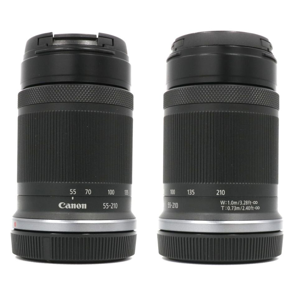 [中古(C)] CANON RF-S55-210mm F5-7.1 IS STM 望遠ズームレンズ rf-s55-210isstm-b ブラック [可]