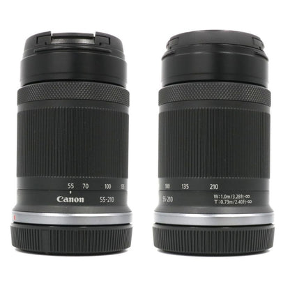 [中古(C)] CANON RF-S55-210mm F5-7.1 IS STM 望遠ズームレンズ rf-s55-210isstm-b ブラック [可]