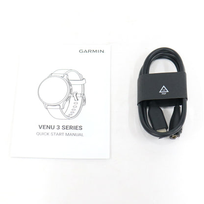 [中古(C)] ガーミン(GARMIN) Venu 3 スマートウォッチ venu3-b Black / Slate [可]