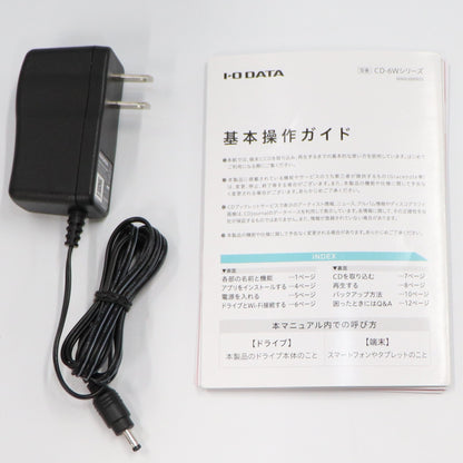 [中古(B)] アイ・オー・データ(IODATA) CDレコ CD-6 スマホ用CDレコーダー ブラック cd-6-wk[良い]