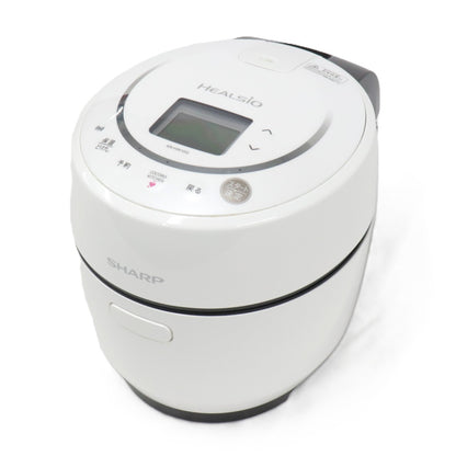 シャープ ヘルシオ ホットクック KN-HW10G 1〜2人用 1.0L容量　kn-hw10g-w  ホワイト 整備済みアウトレット品 [中古(C)]