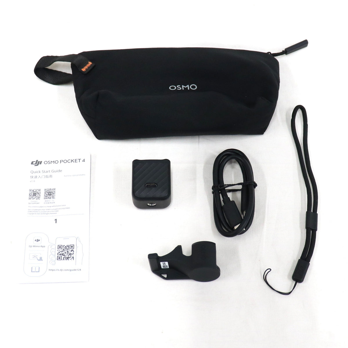 [標準付属品のみ]DJI Osmo Pocket 4 (オズモポケット4) 3軸スタビライザー搭載 ポケットジンバルカメラ　dji-osmo-pocket-4   整備済みアウトレット品 [中古(C)]