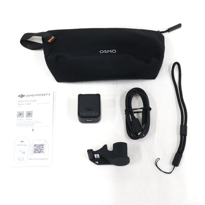 [標準付属品のみ]DJI Osmo Pocket 4 (オズモポケット4) 3軸スタビライザー搭載 ポケットジンバルカメラ　dji-osmo-pocket-4   整備済みアウトレット品 [中古(C)]