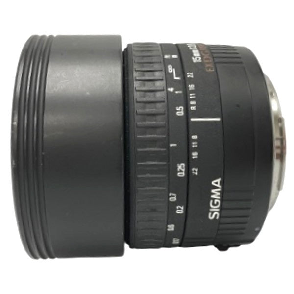 [中古(C)] シグマ 15mm F2.8 EX DG DIAGONAL FISHEYE 魚眼レンズ (CANON EF マウント) [可]