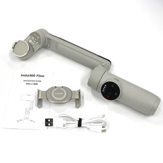 [中古(B)] Insta360 Flow AI追跡搭載 スマートフォン用ジンバル insta360-flow-gy ストーングレイ [良い]