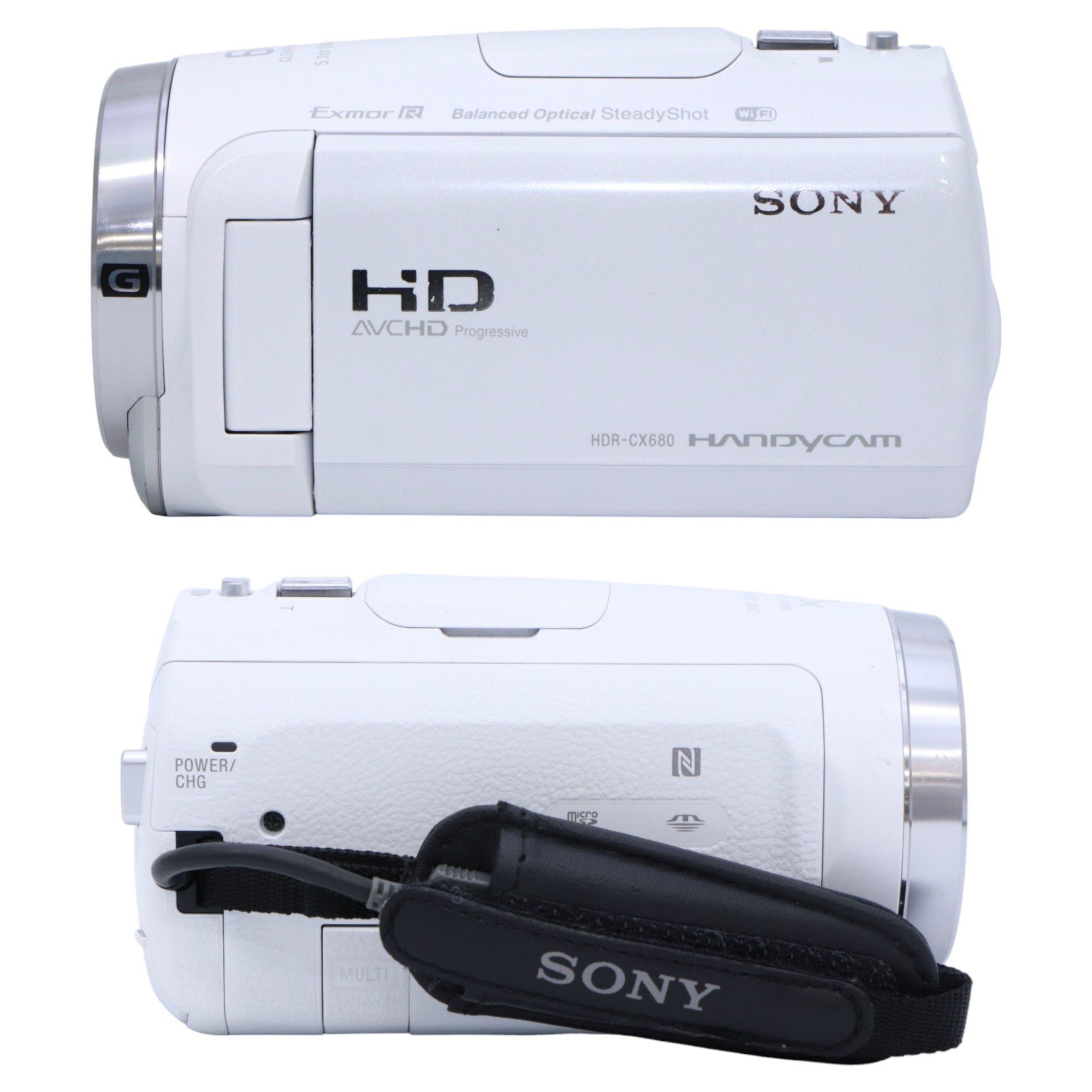 [中古(C)] ソニー ビデオカメラ HDR-CX680 hdr-cx680-w ホワイト[可]