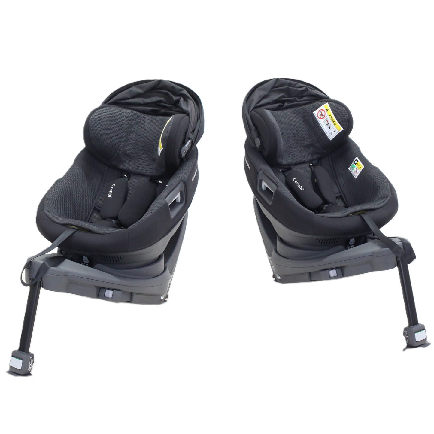 コンビ ホワイトレーベル THE S ISOFIX エッグショック ZC-720 チャイルドシート (ISOFIX固定 / R129適合)　4972990195195-gray  グレー 整備済みアウトレット品 [良い(B)]