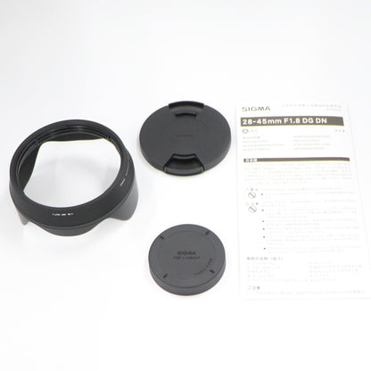 [中古(A)] シグマ 28-45mm F1.8 DG DN 標準ズームレンズ (Lマウント用) [非常に良い]