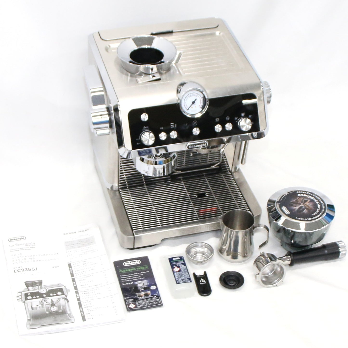 [中古(B)] デロンギ ラ・スペシャリスタ・プレスティージオ EC9355J-M グラインダー付き エスプレッソ・カプチーノメーカー　ec9355j-m  [良い]