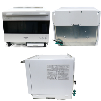 シャープ ウォーターオーブン ヘルシオ AX-XA30 オーブンレンジ 30L　ax-xa30-s  シルバー 整備済みアウトレット品 [中古(C)]