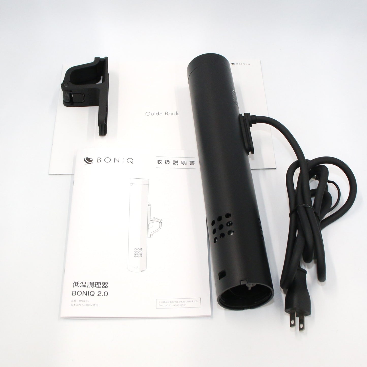 新品】低温調理器 BONIQ2.0 ボニーク2.0 ヘイズブラック 中古(C 