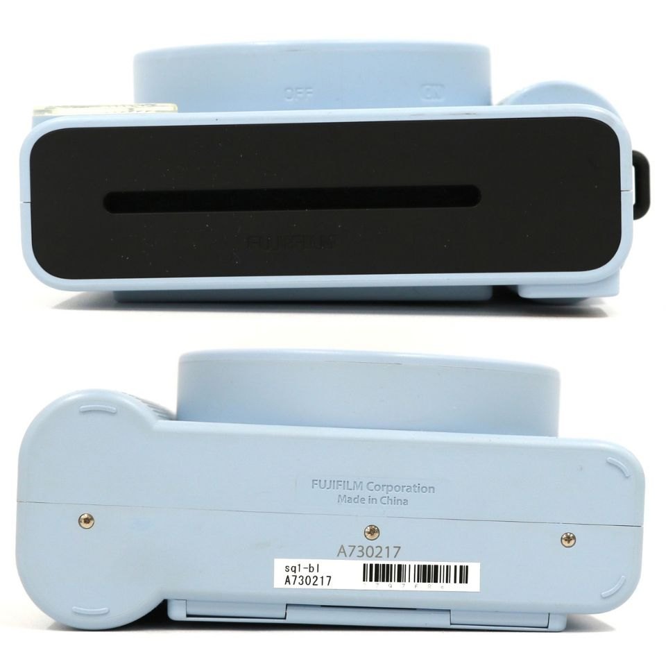 富士フイルム instax SQUARE SQ1 インスタントカメラ チェキ sq1-bl  グレイシャーブルー 整備済みアウトレット品 [中古(A)]