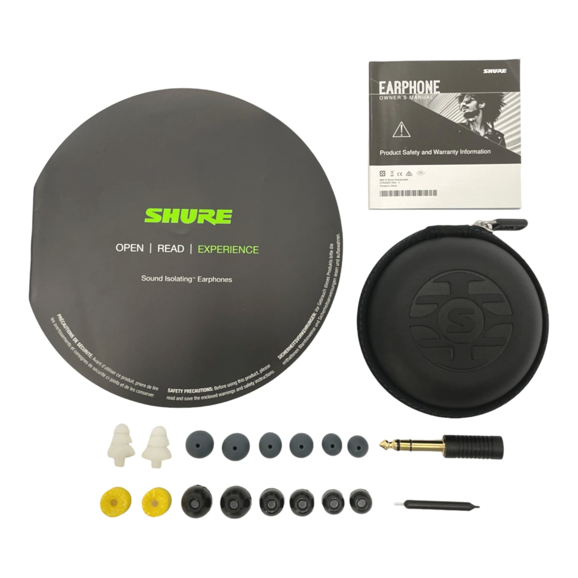 中古] SHURE AONIC4 SE42HYBK+UNI-A ブラック 高遮音性イヤホン