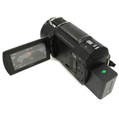 ソニー 4Kビデオカメラ FDR-AX45A fdr-ax45a-b  ブラック 整備済みアウトレット品 [中古(C)]