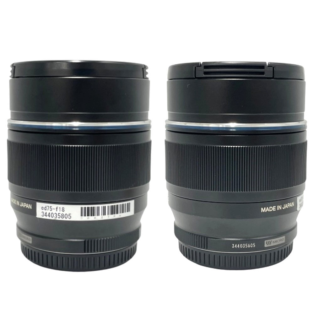 [中古(B)] OLYMPUS M.ZUIKO DIGITAL ED 75mm F1.8 単焦点レンズ ブラック [良い]