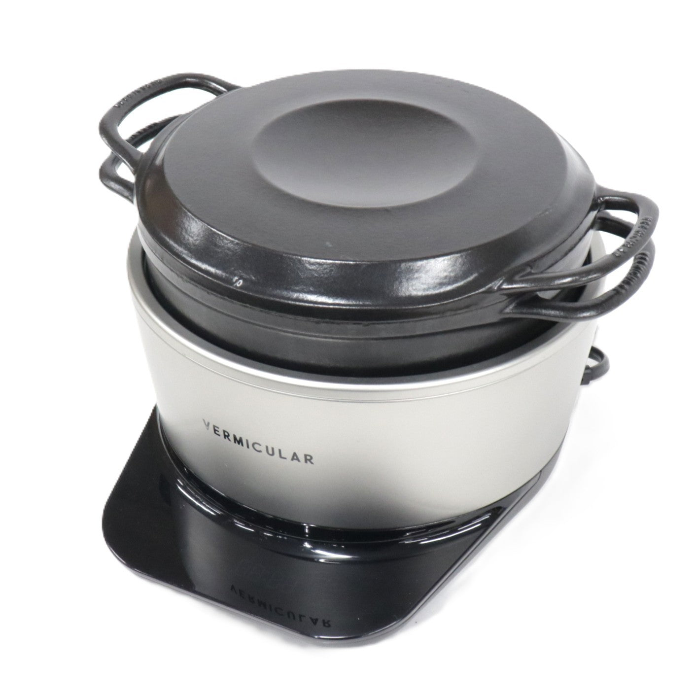 [中古(C)] バーミキュラ ライスポット ソリッドシルバー RP23A-SV 5合炊き 炊飯器 rp23a-sv ソリッドシルバー [可]