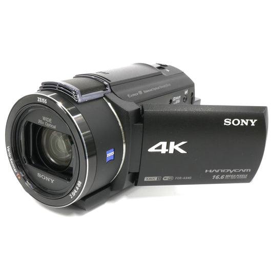 [中古(C)] ソニー 4Kビデオカメラ FDR-AX40 ブラウン fdr-ax40  　[可]