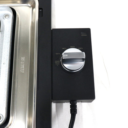 バルミューダ The Plate Pro ホットプレート ブラック K10A-BK　k10a   整備済みアウトレット品 [中古(C)]