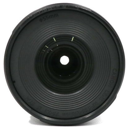 [中古(C)] CANON RF-S55-210mm F5-7.1 IS STM 望遠ズームレンズ rf-s55-210isstm-b ブラック [可]
