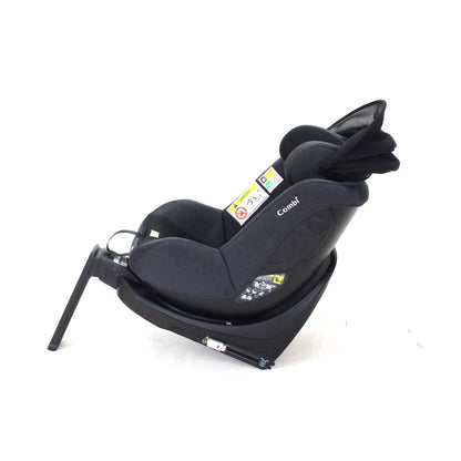 コンビ クルムーヴ R129 エッグショック CA チャイルドシート (ISOFIX固定 / R129適合) 4972990186018  ブラック 整備済みアウトレット品 [中古(C)]