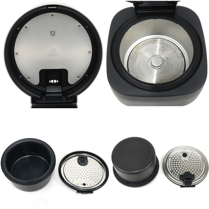 [ジャンク] バルミューダ The Gohan K08A 電気炊飯器 3合炊き　k08a-bk [難あり(D)]
