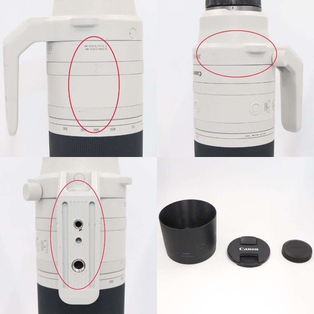 CANON RF200-800mm F6.3-9 IS USM 超望遠ズームレンズ rf-200-800isusm   整備済みアウトレット品 [中古(B)]