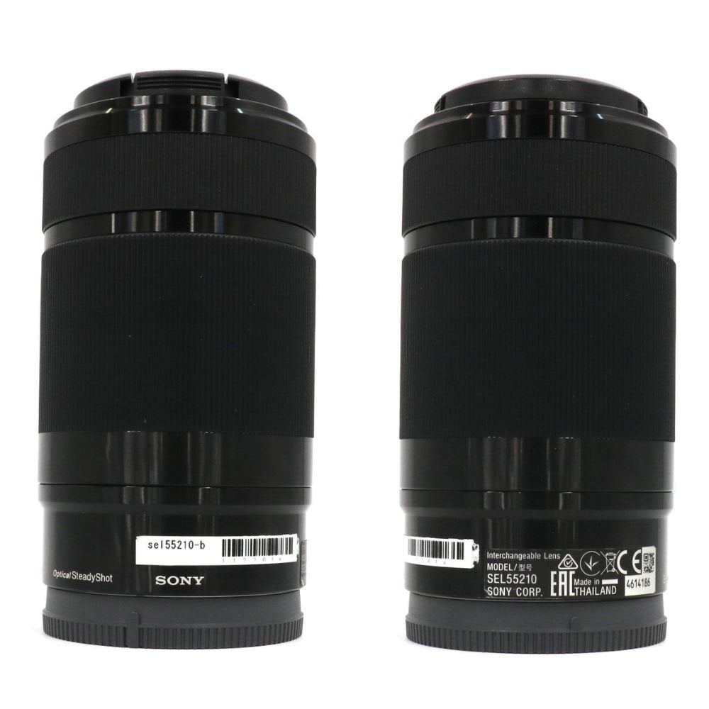 [ジャンク] ソニー E 55-210mm F4.5-6.3 OSS SEL55210 望遠ズームレンズ sel55210-b ブラック[難あり(D)]