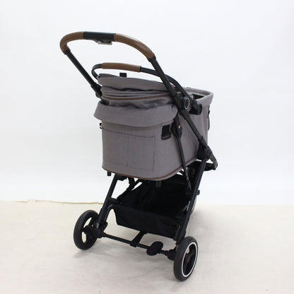 [中古(C)]コンビ ペット用カート ルルテイル キャリー レンティキュラークラウズグレー4972990195140　[可]