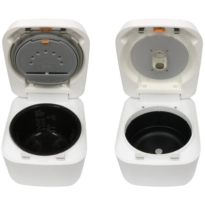 [中古(B)] [5.5合炊き] 日立 ふっくら御膳 RZ-V100GM 圧力＆スチームIHジャー炊飯器 沸騰鉄釜 rz-v100gm-w フロストホワイト [良い]