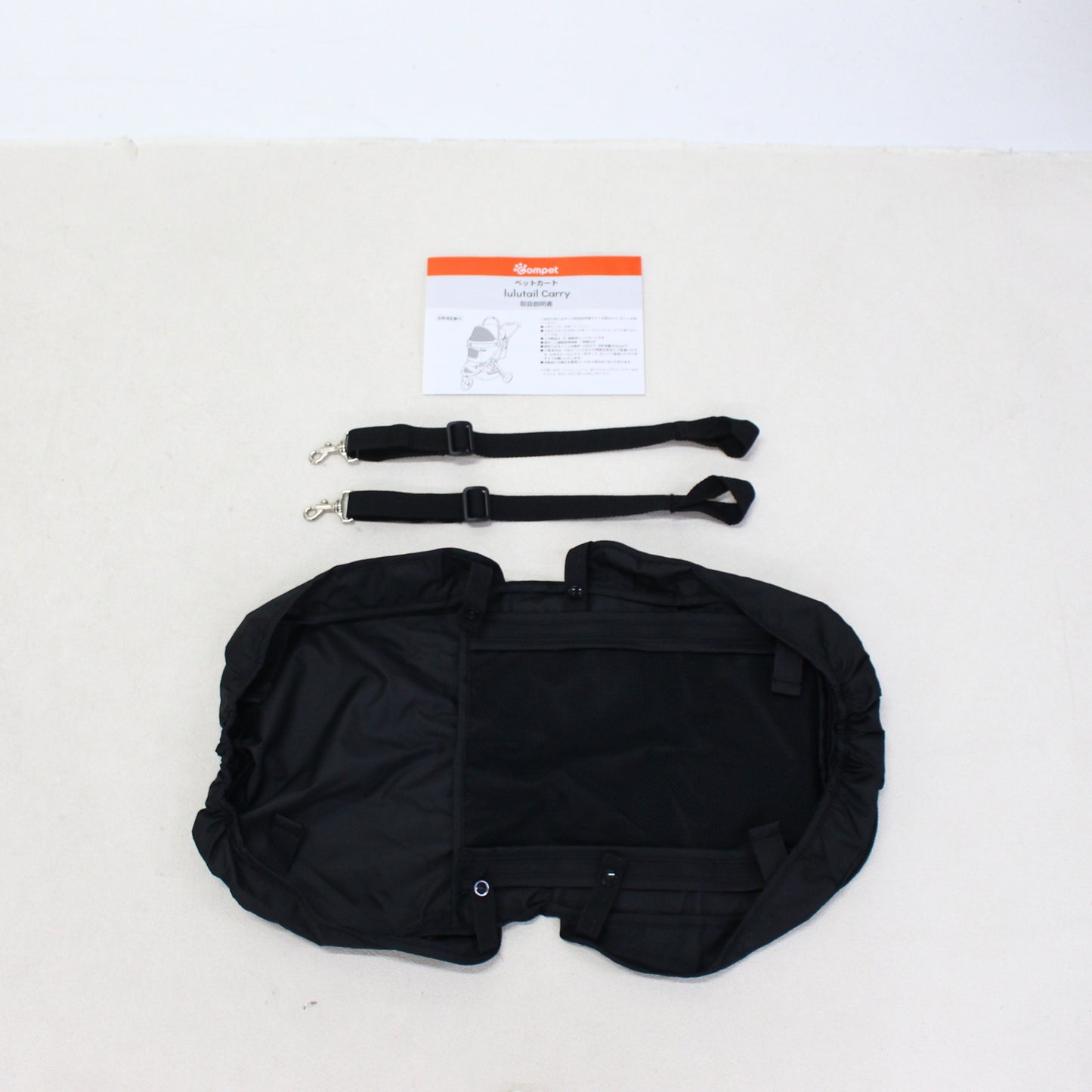 [中古(C)] コンビ ペット用カート ルルテイル キャリー レンティキュラークラウズグレー4972990195140　[可]