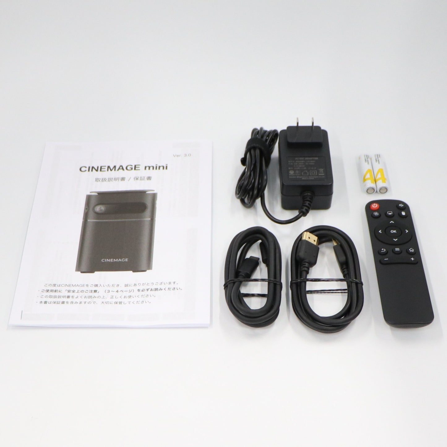 [中古(B)] CINEMAGE mini モバイルプロジェクター ピュアホワイト [良い]
