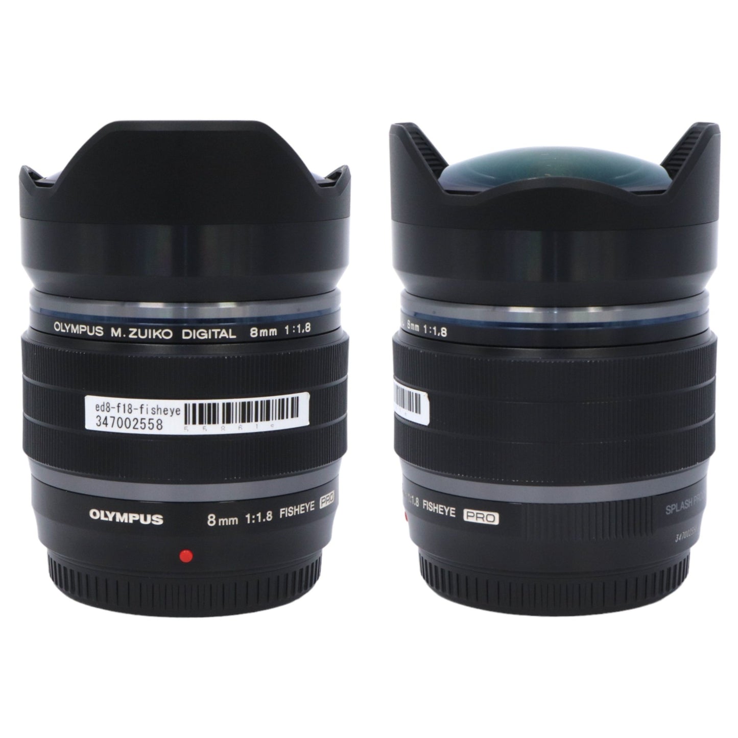 [中古] OLYMPUS M.ZUIKO DIGITAL ED 8mm F1.8 Fisheye PRO 魚眼レンズ ブラック  [良い(B)]