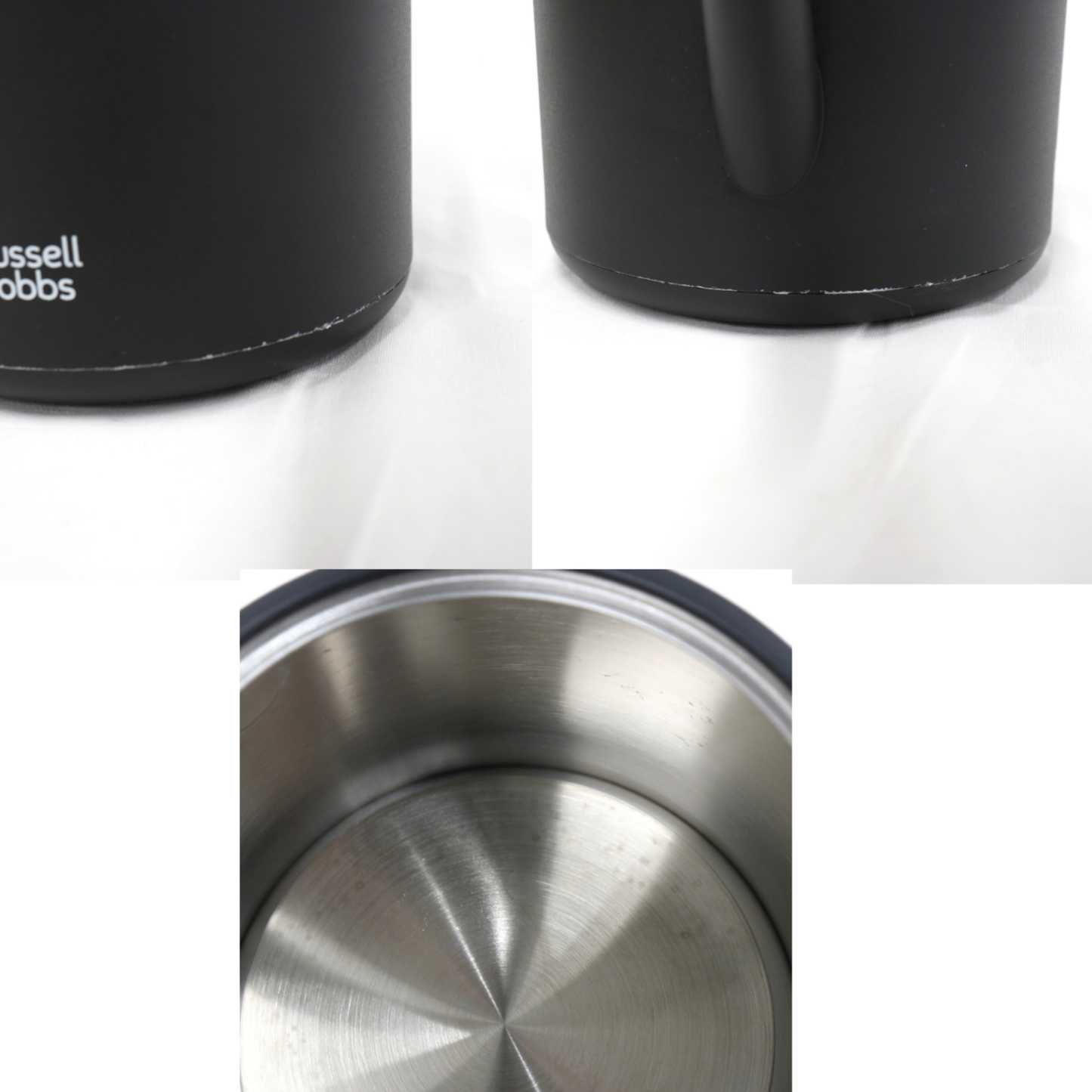 ラッセルホブス 温度調整 電気ケトル T Kettle ブラック 7106JP-BK 7106-jp-bk  ブラック 整備済みアウトレット品 [中古(C)]