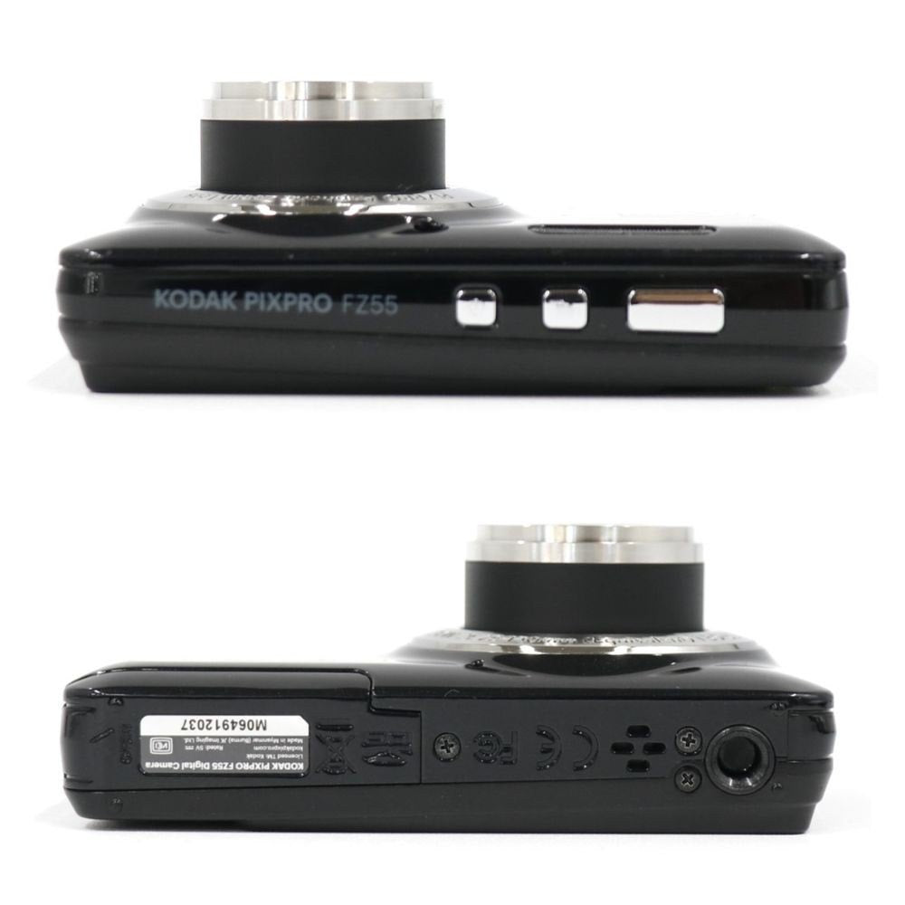 コダック PIXPRO FRIENDLY ZOOM FZ55 コンパクトデジタルカメラ pixpro-fz55-bk  ブラック 整備済みアウトレット品 [中古(A)]