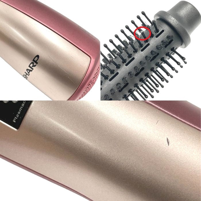 [中古] シャープ プラズマクラスター搭載 ヘアスタイラー カールドライヤー シャインピンク IB-CB58-P [可(C)]