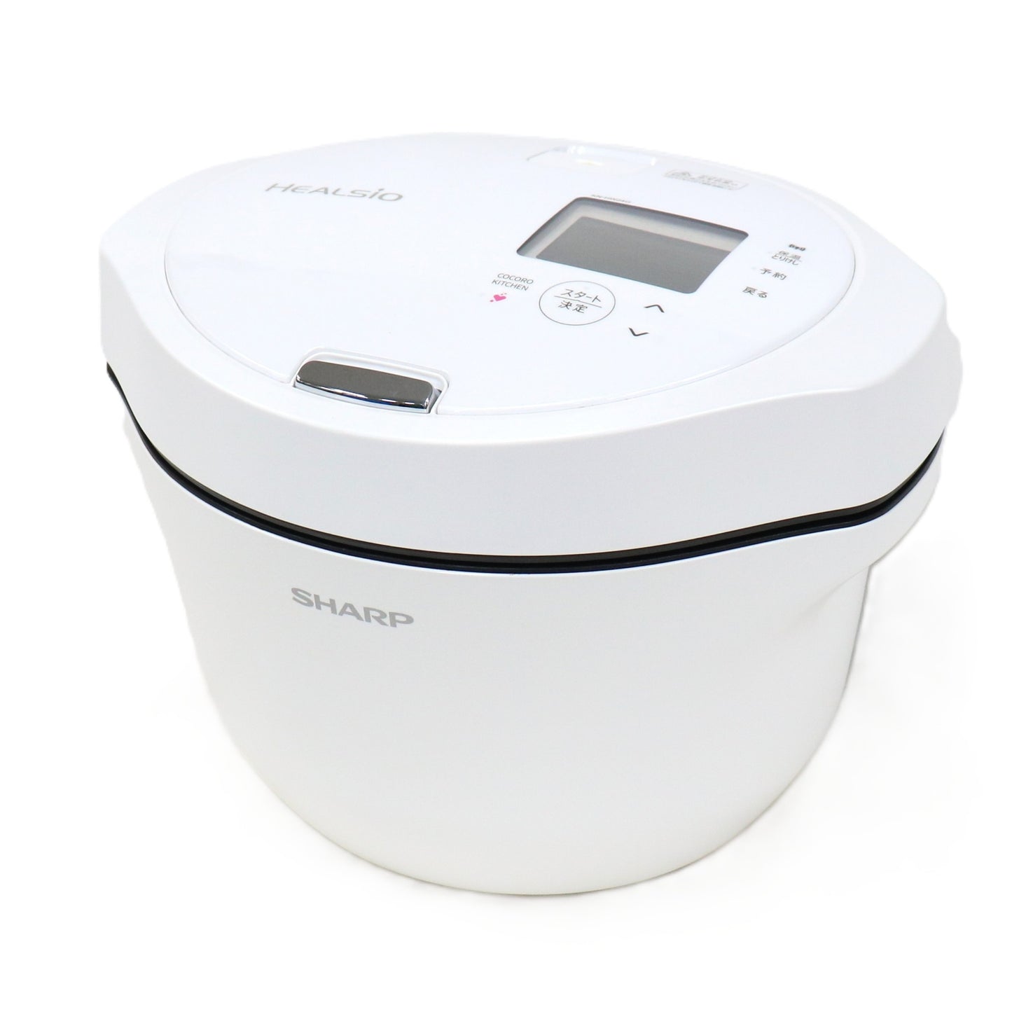 シャープ ヘルシオ ホットクック KN-HW24G 2〜6人用 2.4L容量　kn-hw24g-w  ホワイト 整備済みアウトレット品 [中古(C)]