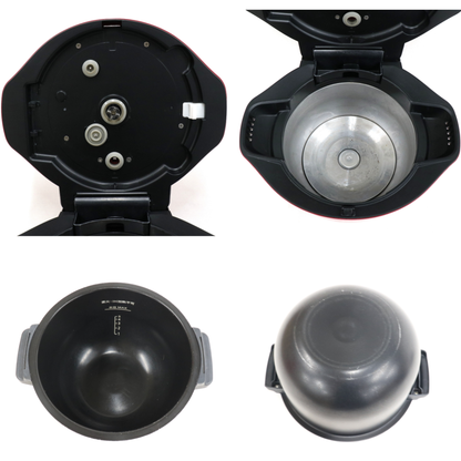 シャープ ヘルシオ ホットクック KN-HW24G 2〜6人用 2.4L容量　kn-hw24g-r  レッド 整備済みアウトレット品 [中古(C)]