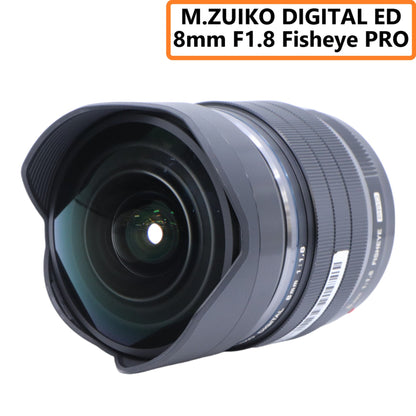 [中古] OLYMPUS M.ZUIKO DIGITAL ED 8mm F1.8 Fisheye PRO 魚眼レンズ ブラック  [良い(B)]