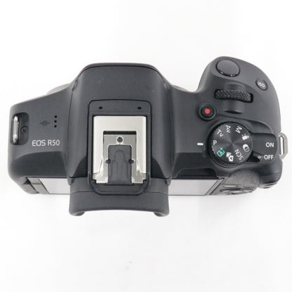 [中古(B)] CANON EOS R50 ボディ ミラーレス一眼 ブラック eos-r50-body-bk[良い]