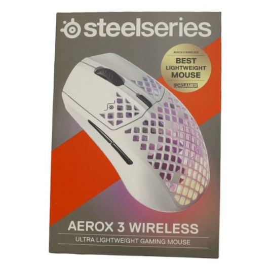 [中古(A)] スティールシリーズ(SteelSeries) 62608J Aerox 3 Wireless (2022) Snow(RE)ゲーミングマウス [非常に良い]