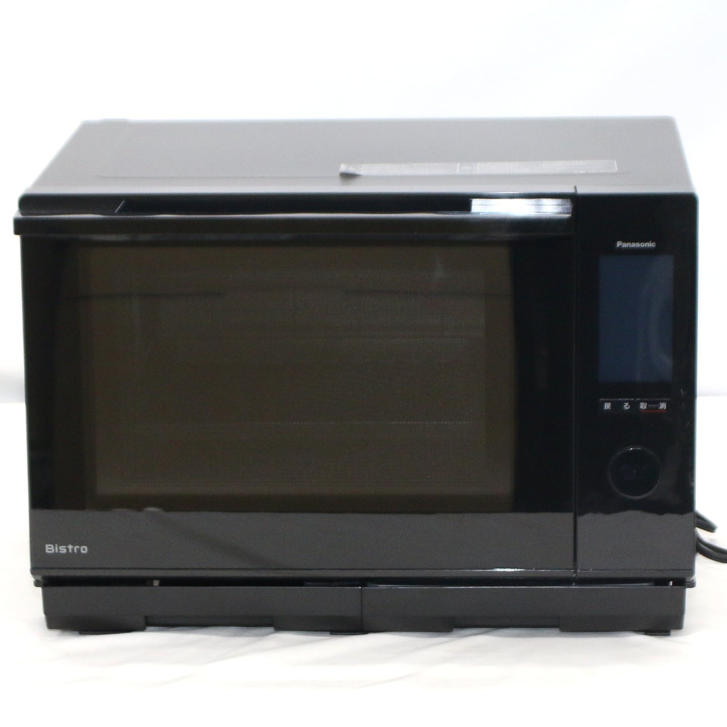 [中古(B)] [25L]パナソニック ビストロ NE-BS6C スチームオーブンレンジ ブラック　ne-bs6c  [良い]
