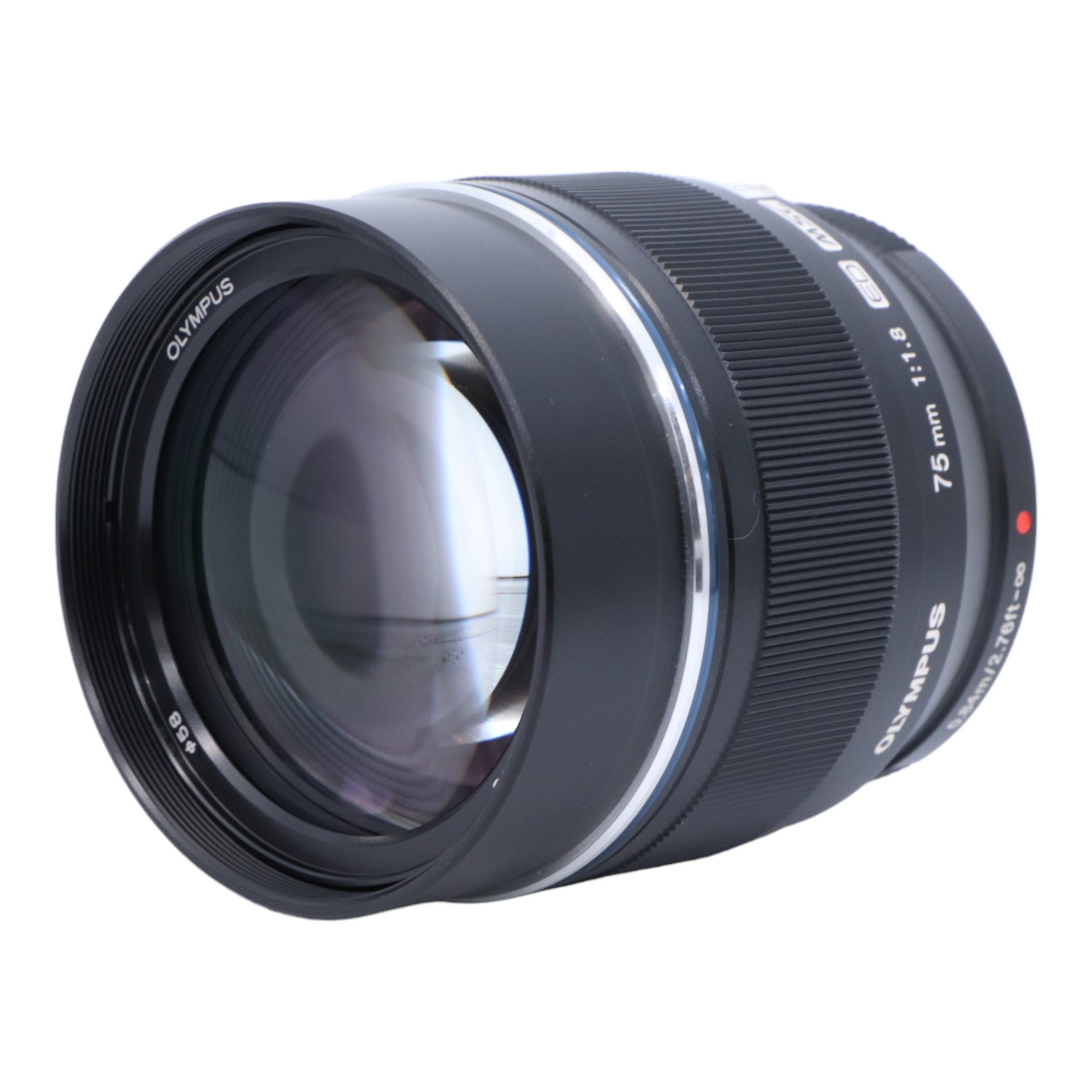 [中古] OLYMPUS M.ZUIKO DIGITAL ED 75mm F1.8 単焦点レンズ ブラック [非常に良い(A)]