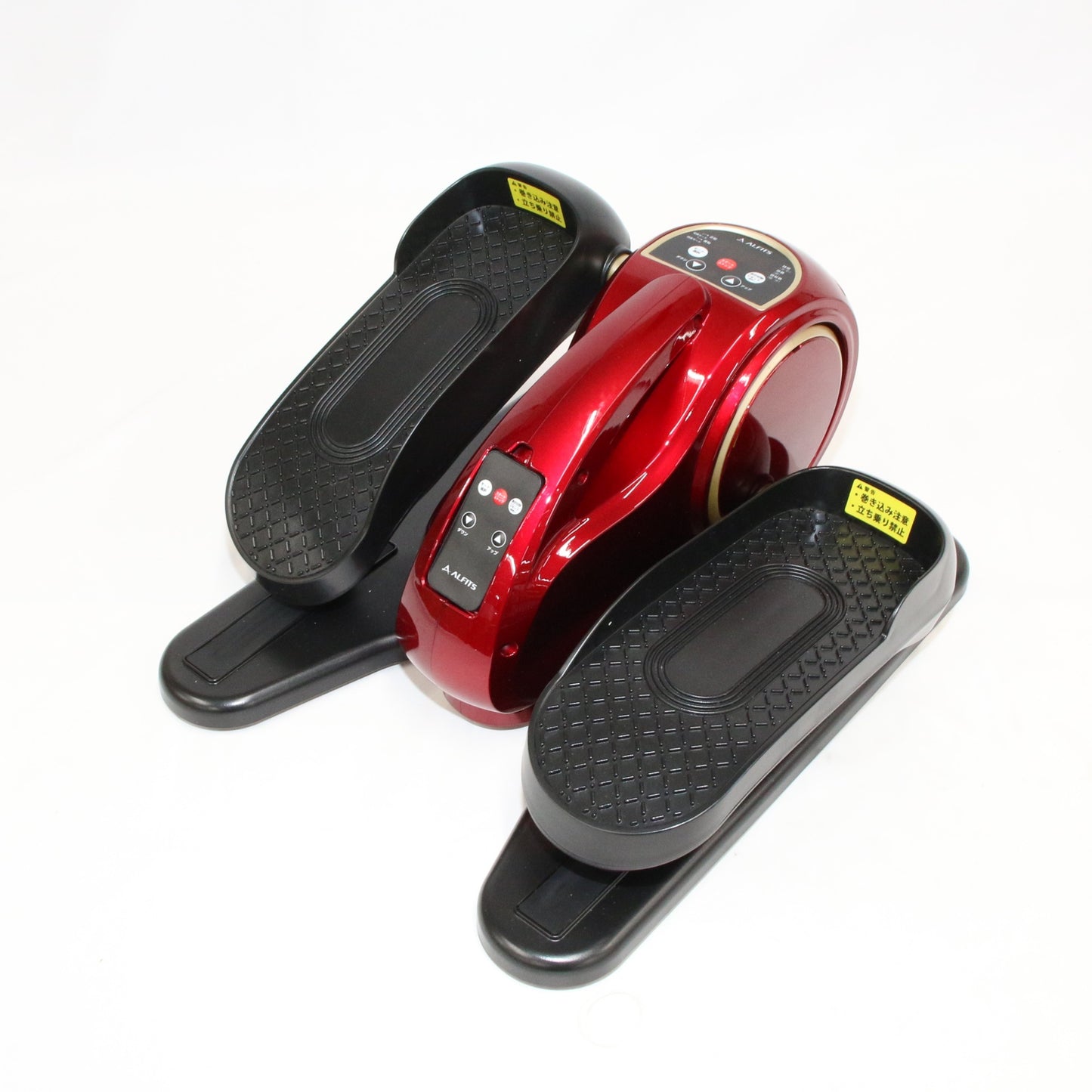 [中古(B)] アルインコ(Alinco) (ALINCO) フィットネスバイク コンパクトバイク ながら運動 電動モード/自走モード 静音 軽量 コンパクト 組立簡単 簡単移動 リモコン付き 電動ラクこぎサイクル FA3023R レッド  [良い]