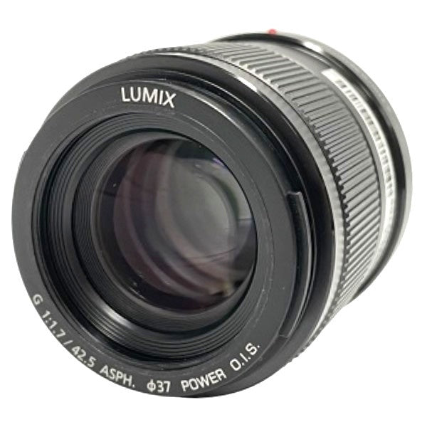 [中古(B)] パナソニック LUMIX G 42.5mm/F1.7 ASPH./POWER O.I.S. H-HS043-K 単焦点レンズ ブラック [良い]