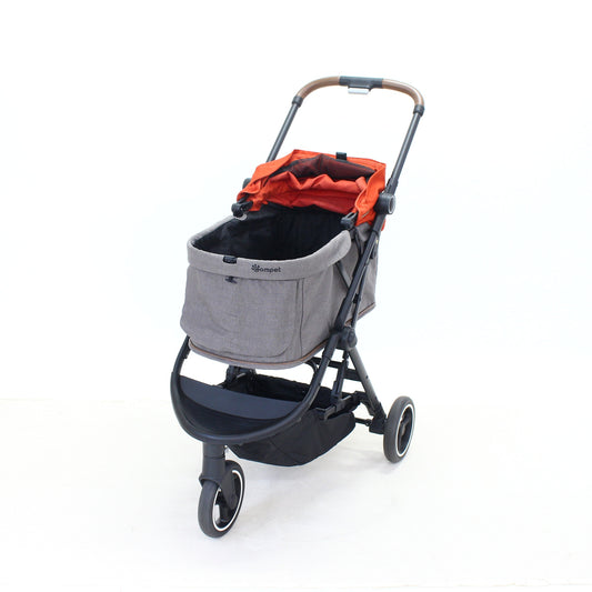 [中古(C)] コンビ ペット用カート ルルテイル キラウエアレッド×グレージュcombi-lulutail2024-rto-rd　[可]