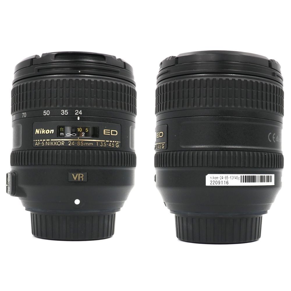 ニコン AF-S NIKKOR 24-85mm f/3.5-4.5G ED VR 標準ズームレンズ nikon-24-85-f3f45g   整備済みアウトレット品 [中古(A)]