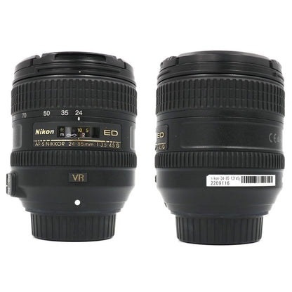 ニコン AF-S NIKKOR 24-85mm f/3.5-4.5G ED VR 標準ズームレンズ nikon-24-85-f3f45g   整備済みアウトレット品 [中古(A)]